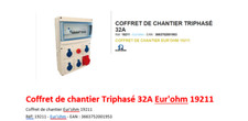 Coffret de chantier Triphasé