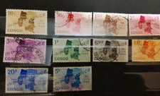 Congo Belge indépendance 30 Juin 1960  10 timbres
