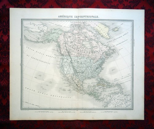Carte amérique du nord - l'amérique,