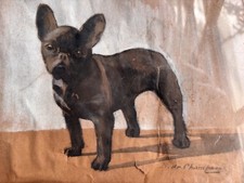 Tableau Chien Bouledogue