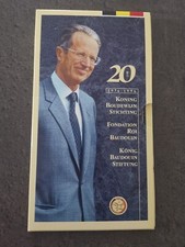 COFFRET 250 FRANCS ARGENT 1996 BE FONDATION ROI BAUDOIN BELGIQUE 25000 EX PROOF