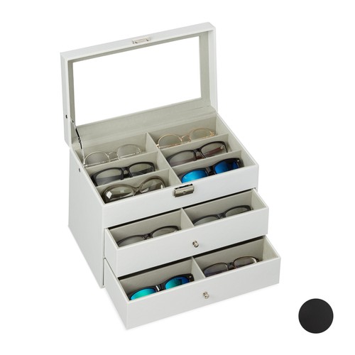 Boîte lunettes tiroirs - boîte, à