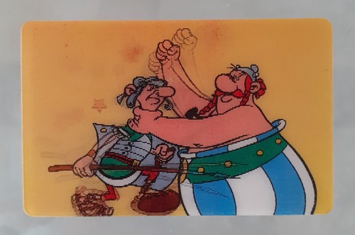 Carte holographique obelix - carte, :