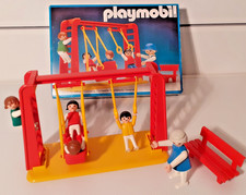 Set Playmobil 3552 boite ancien vintage: aire de jeux portique balançoire enfant