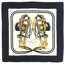 HERMES BRIDES de GALA Carre 90 Silk 100% Scarf Multicolor/HE6694