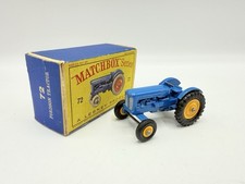 Matchbox Lesney 72a Fordson Tractor RARE YELLOW HUBS Very Good & Complete Model