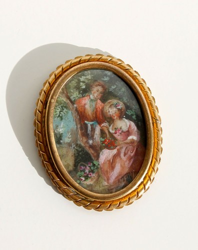Magnifique miniature laiton - laiton,