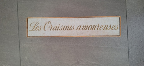 Pillet les oraisons amoureuses - oraisons,