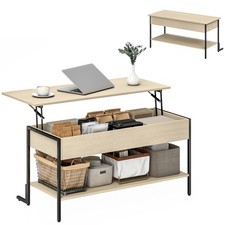 HOMCOM Table basse relevable