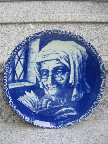 Assiette murale faïence boch - assiette,