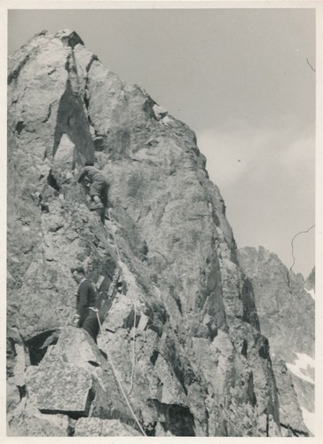 Snapshot argentique alpinisme
