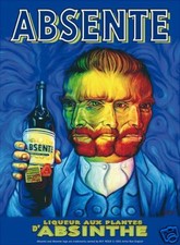 Plaque metallique Van Gogh