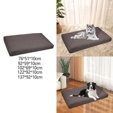 Housse de lit pour chien avec fermeture éclair, housse de matelas pour cage