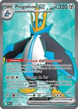 Carte Pokémon Pingoléon EX FA 114/094 PLF ME02 Flammes Fantasmagoriques FR NEUVE