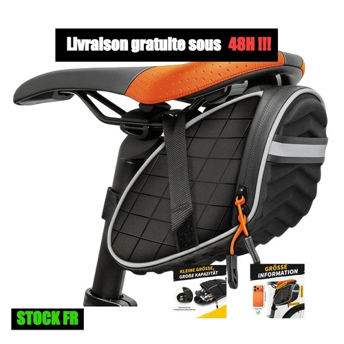 Sacoche selle vélo 3d - vélo,