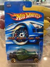 2006 Hot Wheels Collection #177 1932 BUGATTI TYPE 50 Vert Avec Or 5Points Jantes