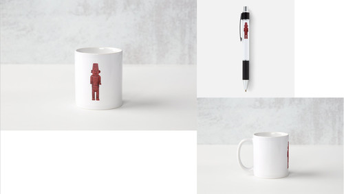 Mug tintin statuette - mug,