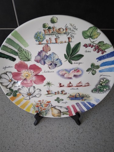Gien faïence grand - plat, a