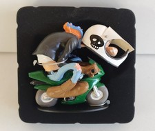 Figurine moto en résine Joe