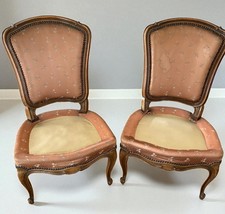 Vintage : ossatures de chaises enfant style Louis XV