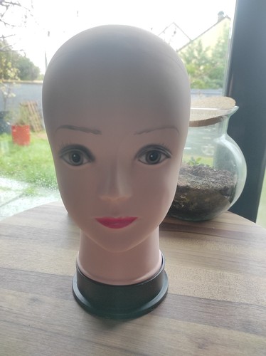 Tête mannequin femme - tête, de