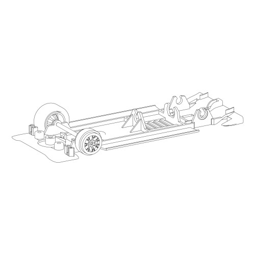 Scalextric w11635 underpan - scalextric,