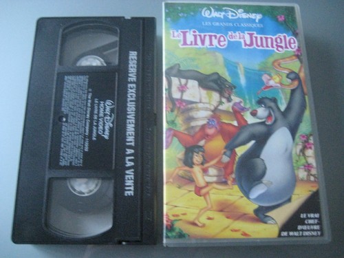 Vhs livre jungle - vhs/le, la