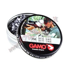 Boîte Plombs Gamo Pro Magnum Diabolo Cal 4.5 MM .177 Tête Dôme Boulettes
