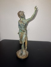 vintage bronze lady statue 18” Tall Very Stunning & Unique