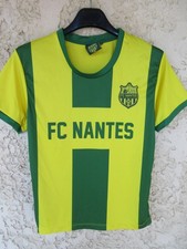 Maillot F.C NANTES jaune HOLIPROM football home shirt maglia vintage 12 ans