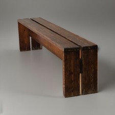 CHARLOTTE PERRIAND Banc Les Arcs 1950 Era Prové Jeanneret Chapo