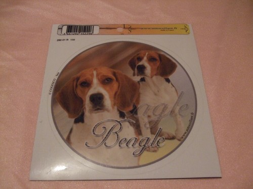 Autocollant motif chien - 1,