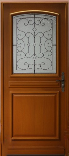 Porte entrée bois vitrée - d'entrée,