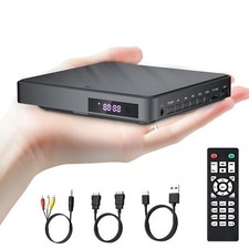 Lecteur DVD TV Lecteur DVD HDMI avec entrées USB/TF Correction d'erreur avec ...