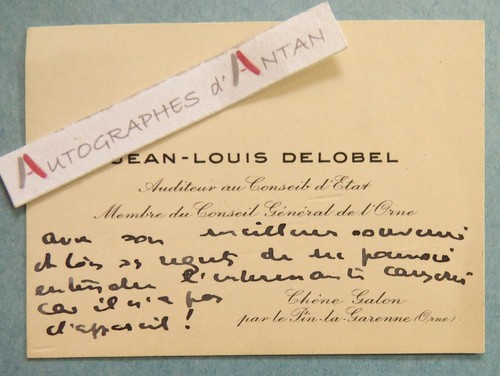 Cdv jean louis delobel - ●,