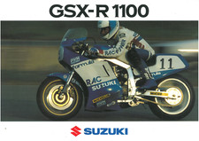 Brochure 1988 SUZUKI France GSX-R 1100 Catalogue GSXR -GSX R Prospectus Prospekt