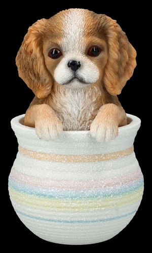 Figur chien handpeint - chien,