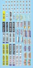 decals decals foreign license plate usa america 1/24