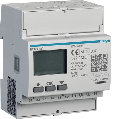 Compteur énergie triphasé - d'Énergie,