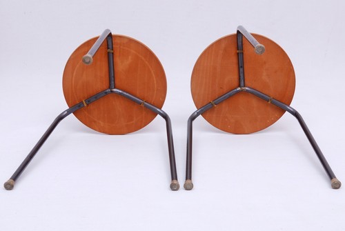 Lot tabourets trépied - lot, de