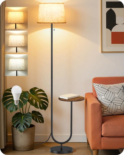 Lampadaire avec table - avec,