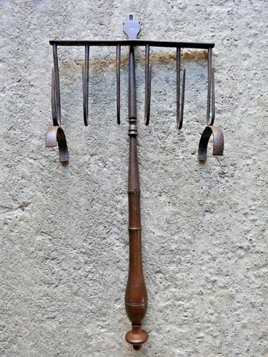 Ancien grille pain xixe - ancien, fer