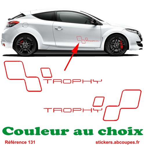 Kit stickers trophy bas - trophy,