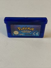Pokemon Version Saphir Nintendo Game Boy Advance 100% OFFICIEL FRA POKÉMON GBA