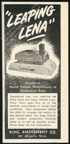 1952 leaping lena coin - 1952,