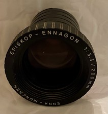 Enna München Episcope-Ennagon 200mm f/3.5 Projection Lens Vintage German Rare