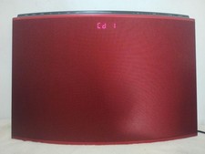 Bang Olufsen Beosound 1 CD FM Music System Red Curved Speakers Fully Functional