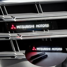 LED Grill Emblem Light Front Grille Badge for Mitsubishi Pajero  ASX Lancer