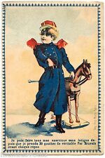 CHROME. LE FER BRAVAIS. PHARMACIE DIOT . WOODEN HORSE. HORSE WOOD 