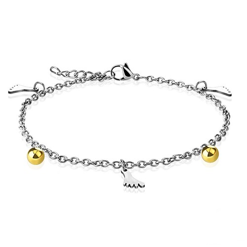 Bracelet chaine cheville - bracelet,